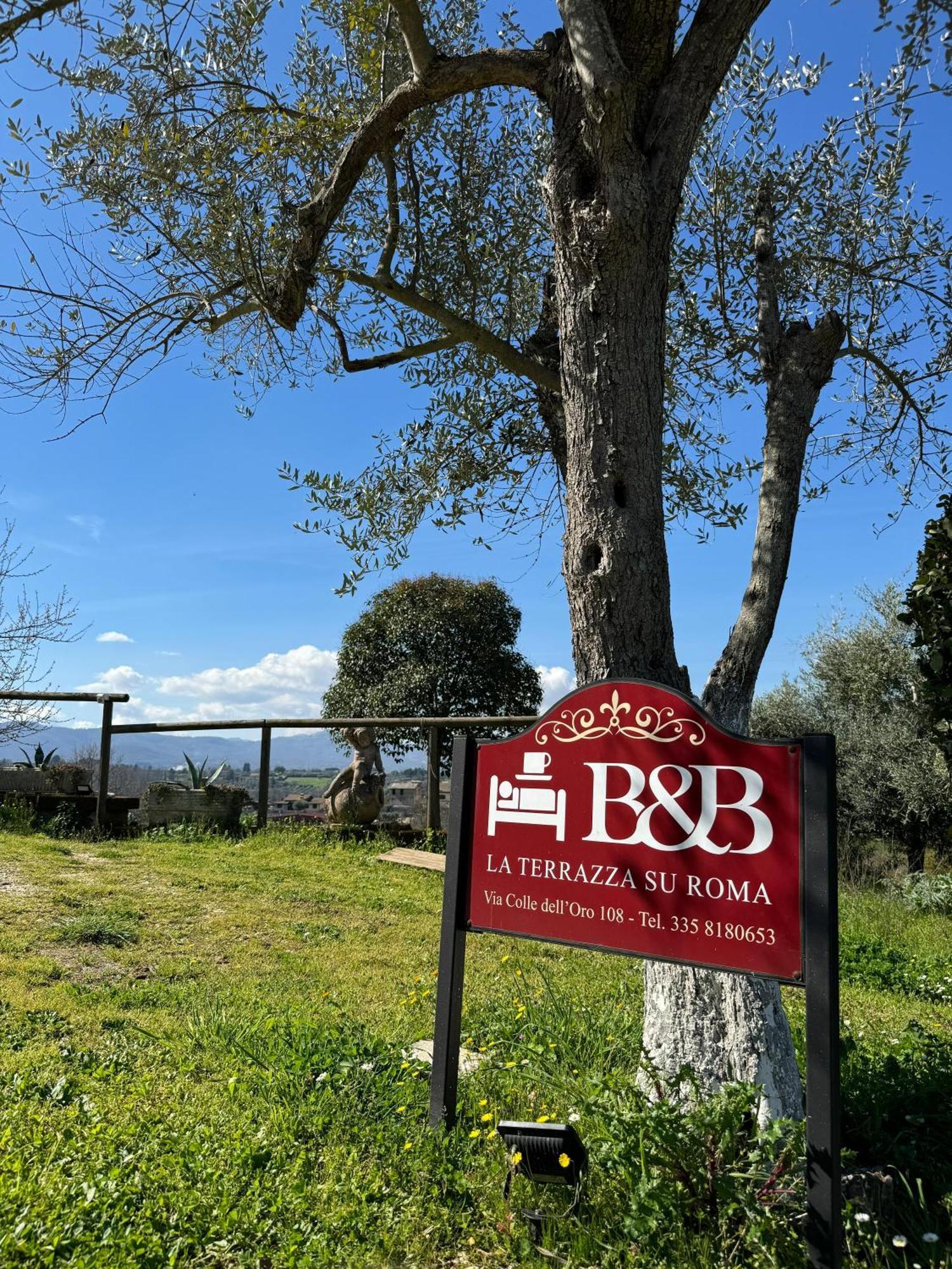 La Terrazza Su Roma Bed & Breakfast Zagarolo Eksteriør bilde